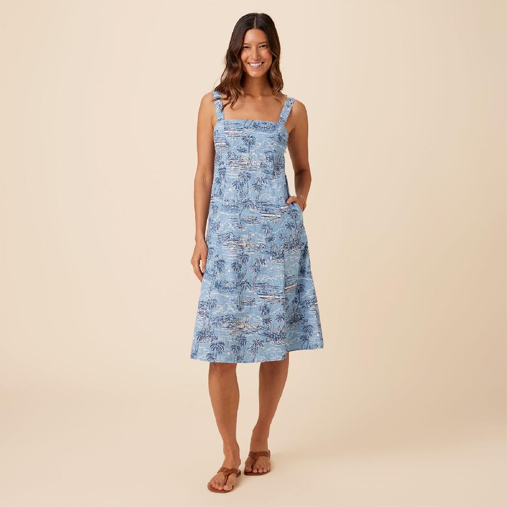 reyn spooner ISLAND PARADISE TIE BACK SUNDRESS