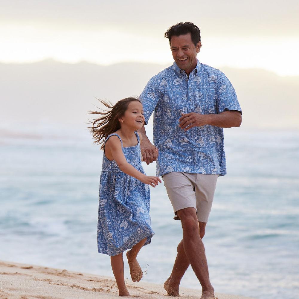 Reyn Spooner LAHAINA SAILOR LILY GIRLS SUNDRESS