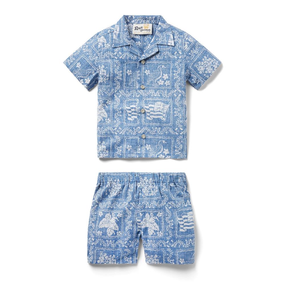reyn spooner LAHAINA SAILOR TODDLER CABANA SET