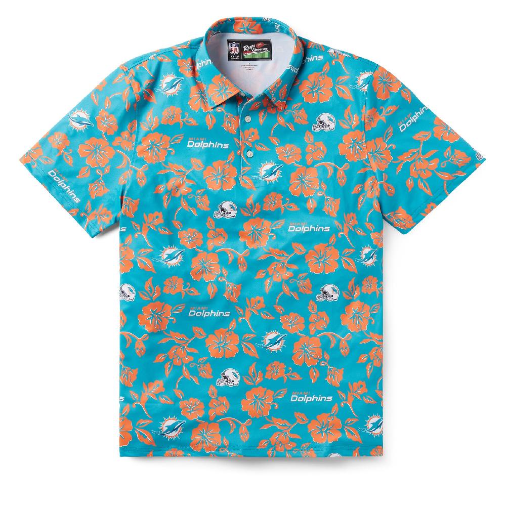 Reyn Spooner MIAMI DOLPHINS PUA PERFORMANCE POLO