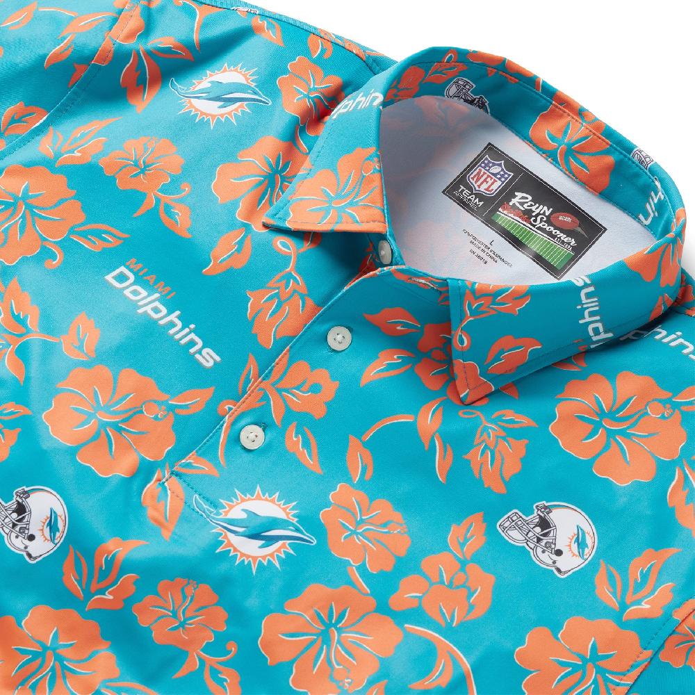 Reyn Spooner MIAMI DOLPHINS PUA PERFORMANCE POLO