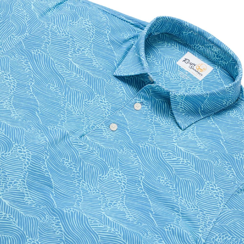 Reyn Spooner MOLOKAI CHANNEL PERFORMANCE POLO