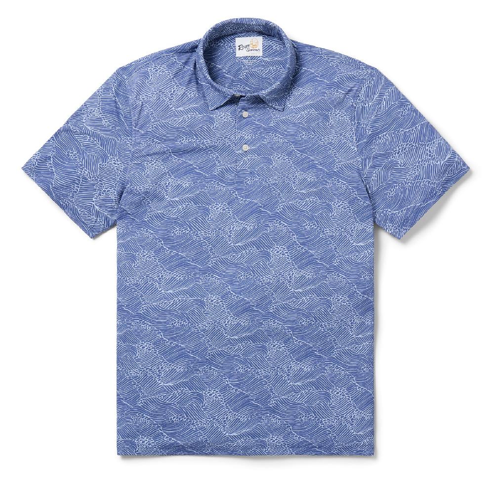 Reyn Spooner MOLOKAI CHANNEL PERFORMANCE POLO