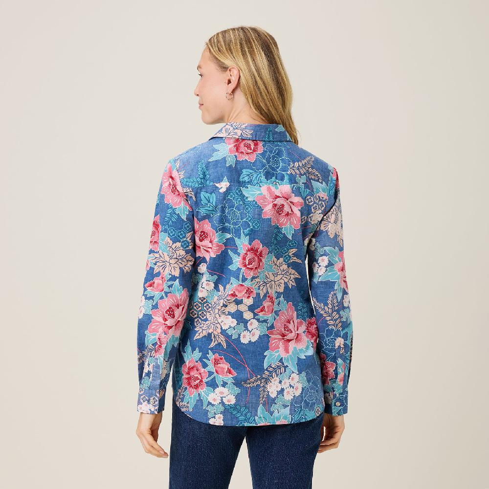 Reyn Spooner MOONLIGHT GARDEN ASTRID TOP