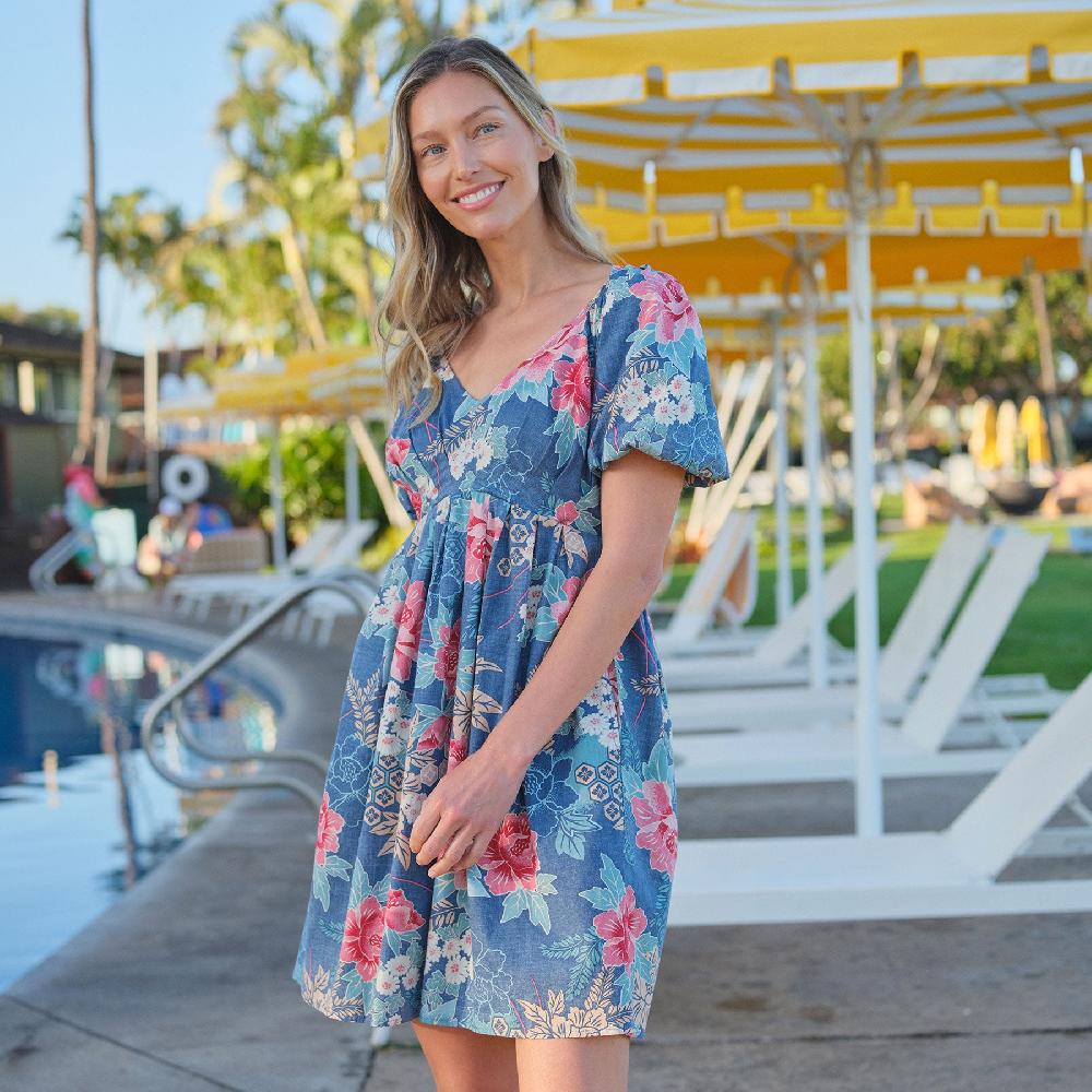 reyn spooner MOONLIGHT GARDEN GREER DRESS