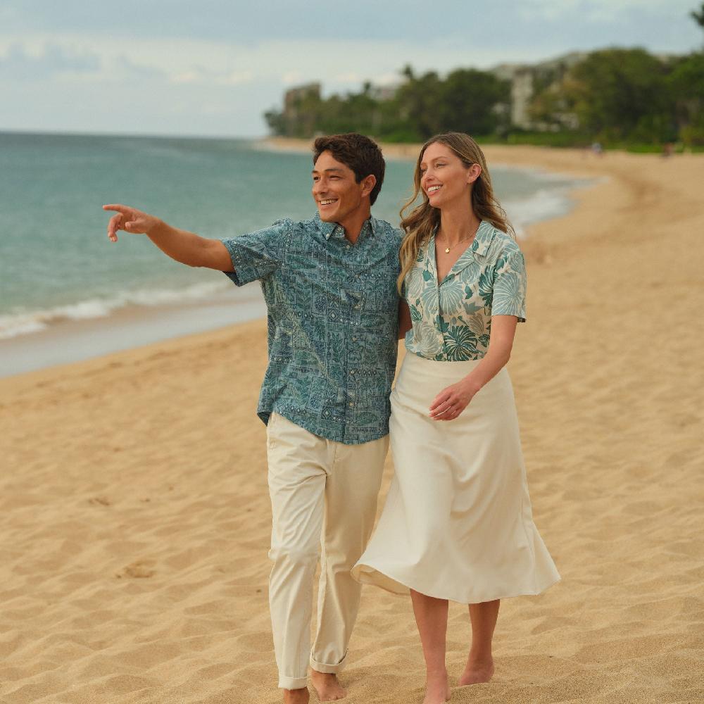 Reyn Spooner MUMS THE WORD FINLEY TOP