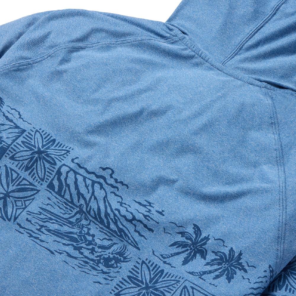 Reyn Spooner NALU TAPA PERFORMANCE HOODIE