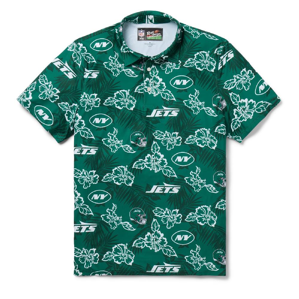 reyn spooner NEW YORK JETS PUA PERFORMANCE POLO
