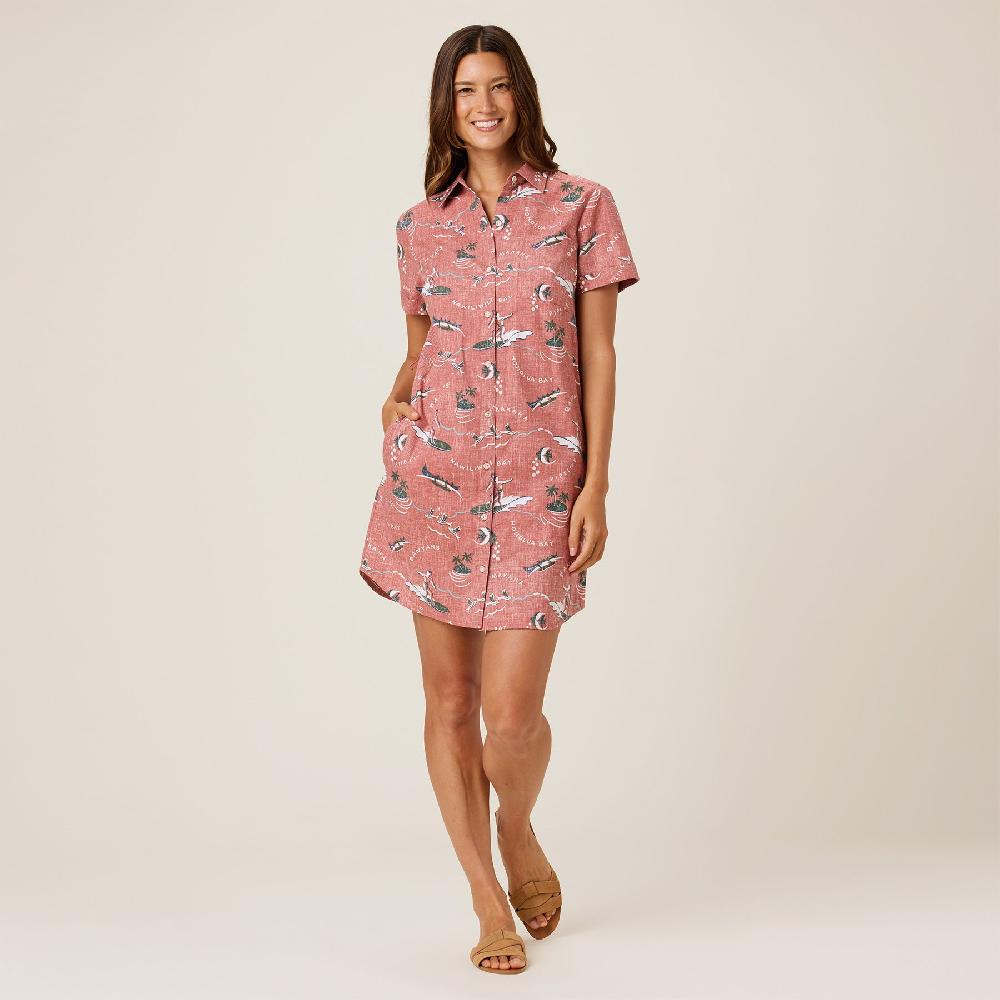 Reyn Spooner OCEAN CHILLIN' VIOLET DRESS