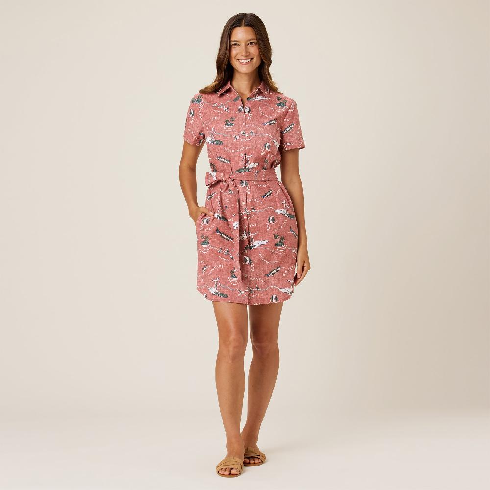 reyn spooner OCEAN CHILLIN' VIOLET DRESS