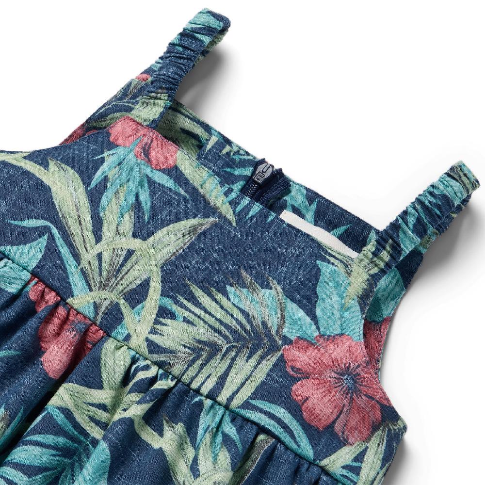 Reyn Spooner PALM FLORAL LILY GIRLS SUNDRESS