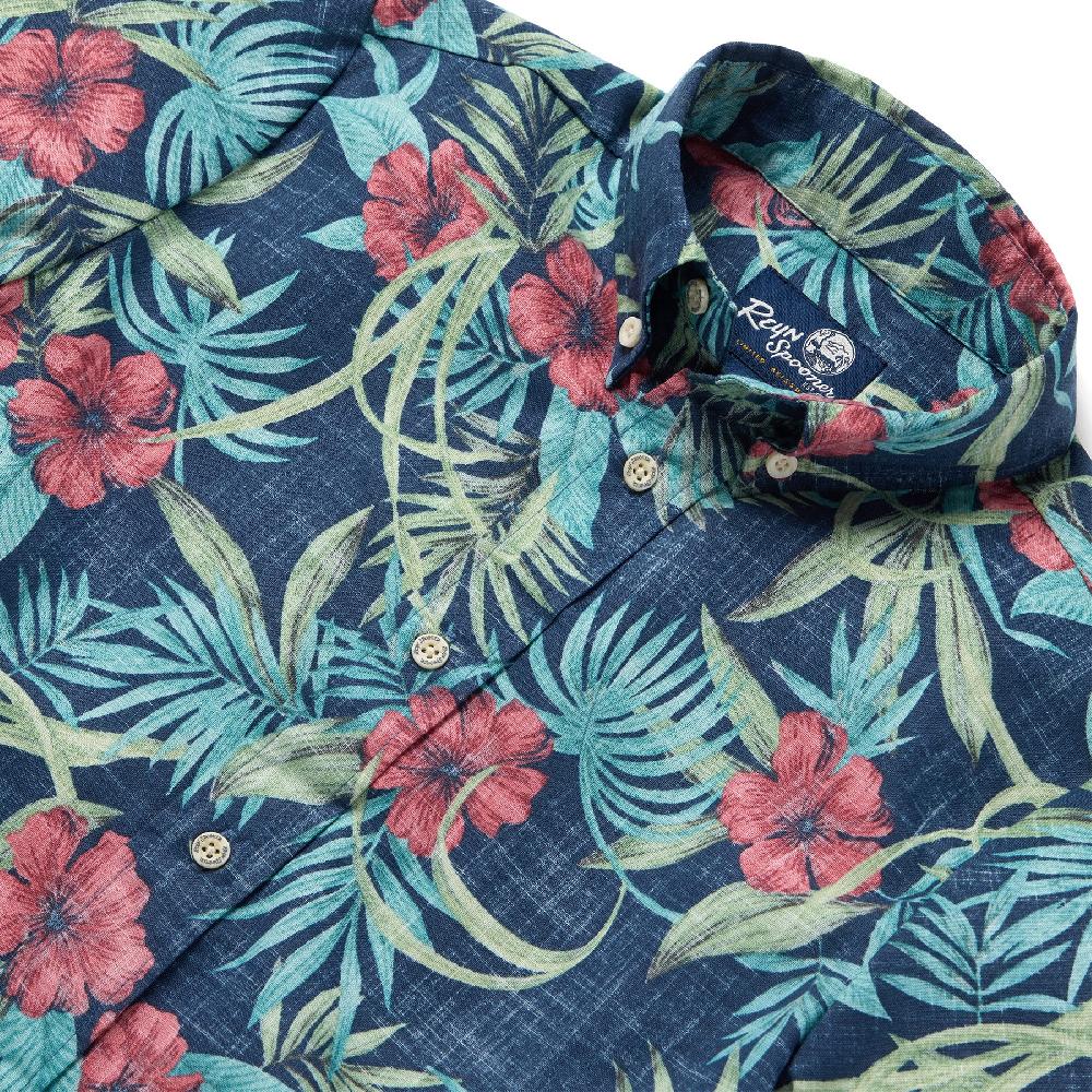 Reyn Spooner PALM FLORAL YOUTH SHIRT