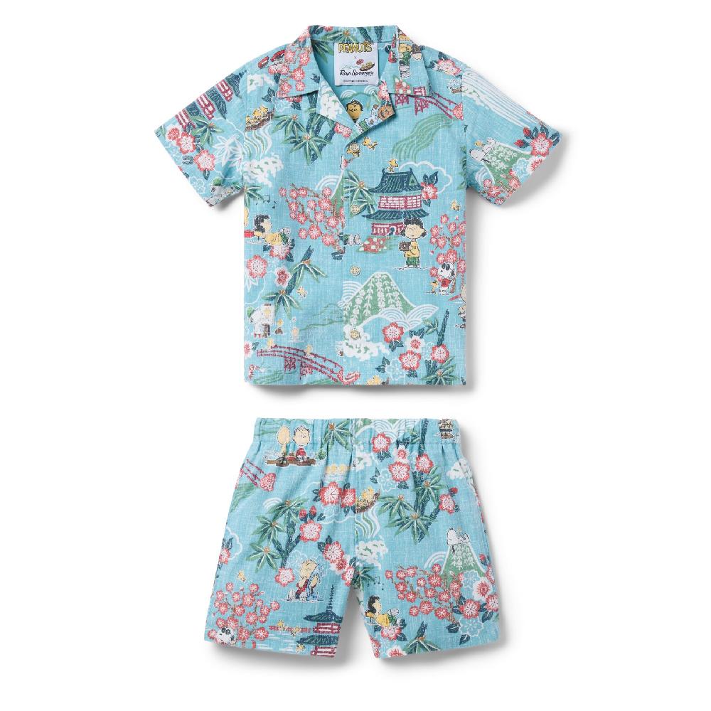 reyn spooner PEANUTS® IN JAPAN TODDLER CABANA SET