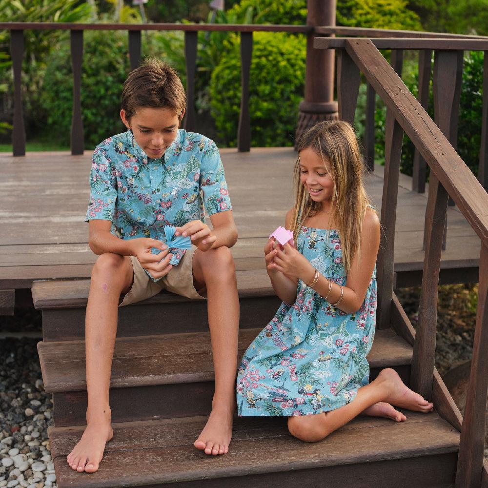 Reyn Spooner PEANUTS® IN JAPAN YOUTH SHIRT