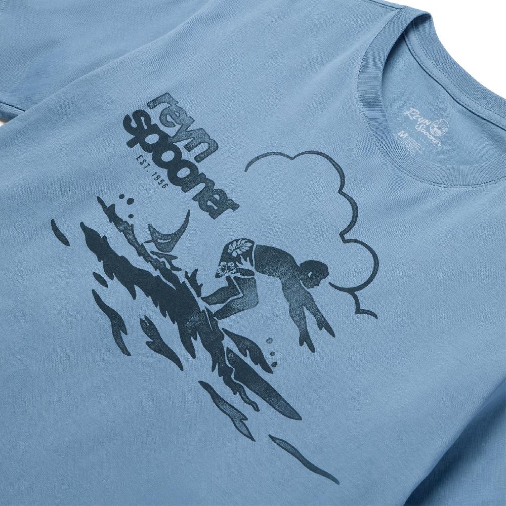Reyn Spooner QUIET LAGOON SURFER GRAPHIC TEE