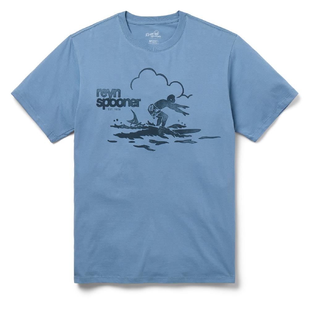 reyn spooner QUIET LAGOON SURFER GRAPHIC TEE