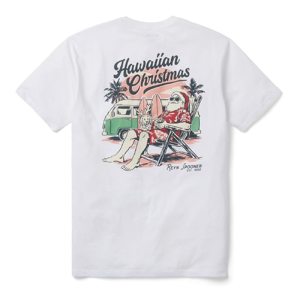 reyn spooner SANTA IN HAWAI'I GRAPHIC TEE