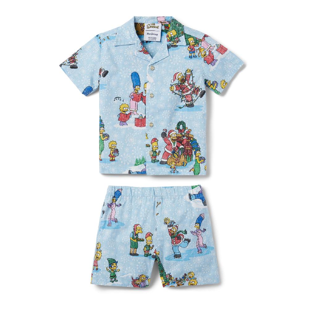 Reyn Spooner SIMPSONS GREETINGS TODDLER CABANA SET