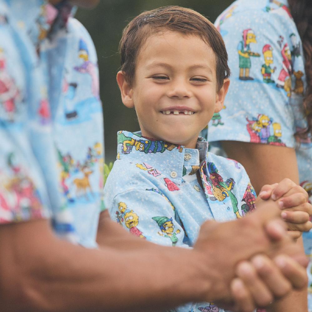 Reyn Spooner SIMPSONS GREETINGS YOUTH SHIRT
