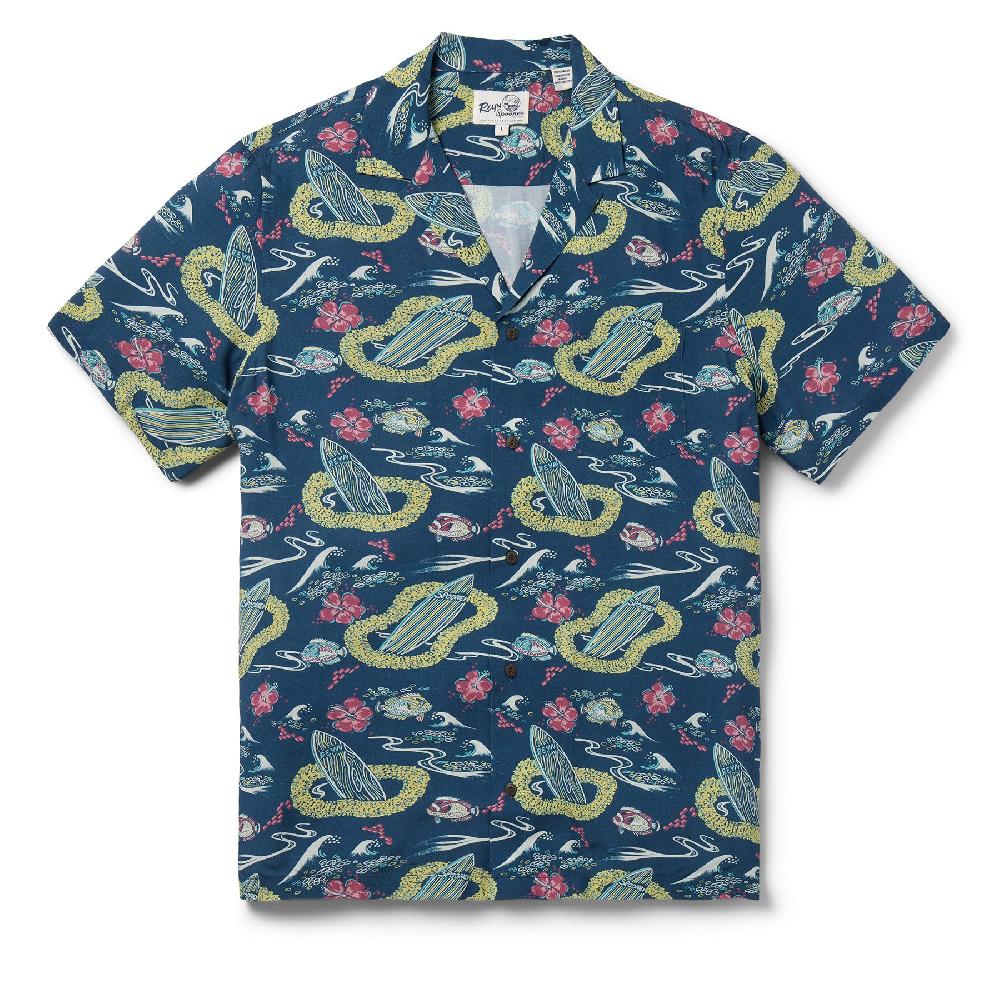 reyn spooner SURF CLUB CAMP SHIRT