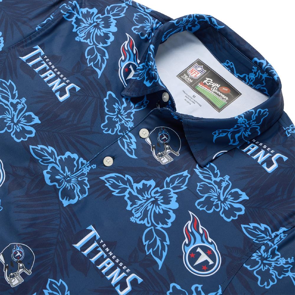 Reyn Spooner TENNESSEE TITANS PUA PERFORMANCE POLO