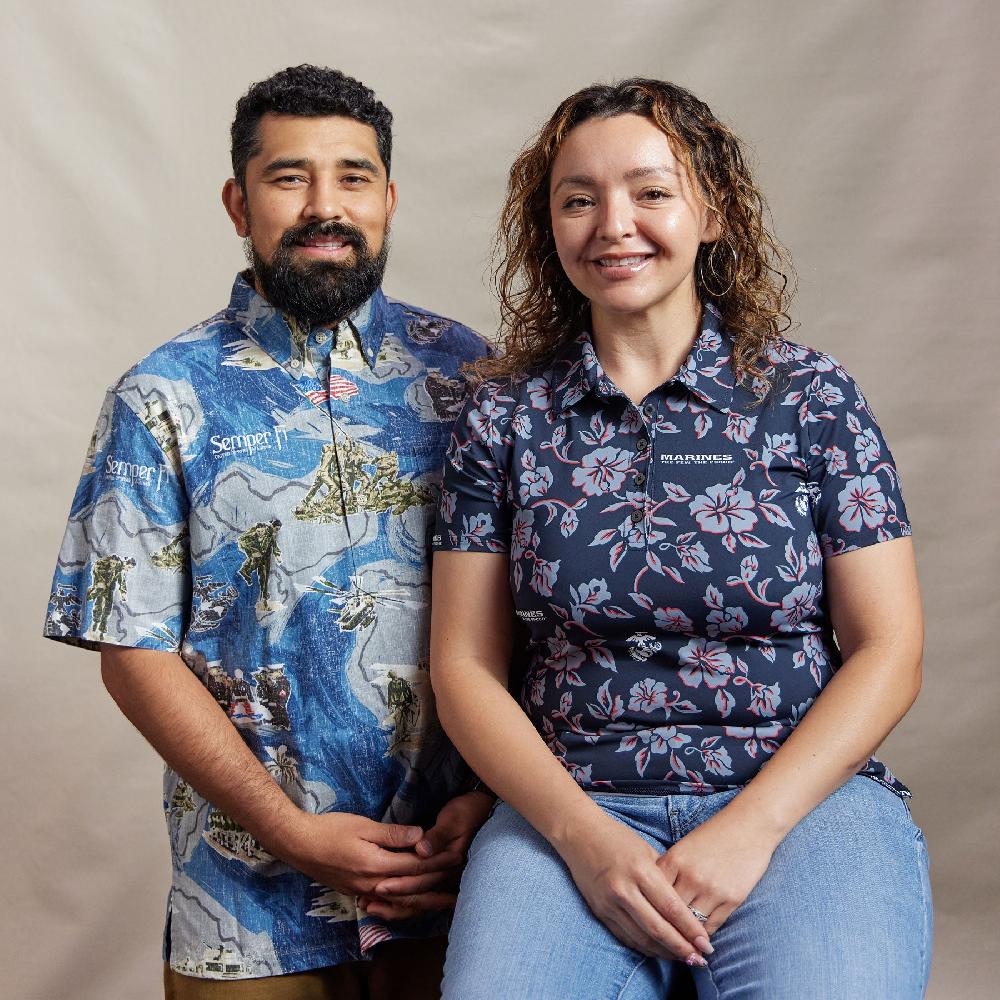 Reyn Spooner U.S. MARINES AVA PERFORMANCE TOP