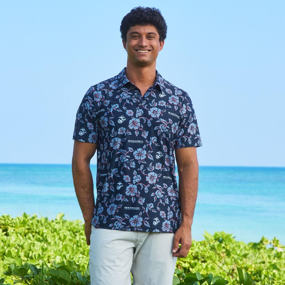Reyn Spooner U.S. MARINES PERFORMANCE POLO