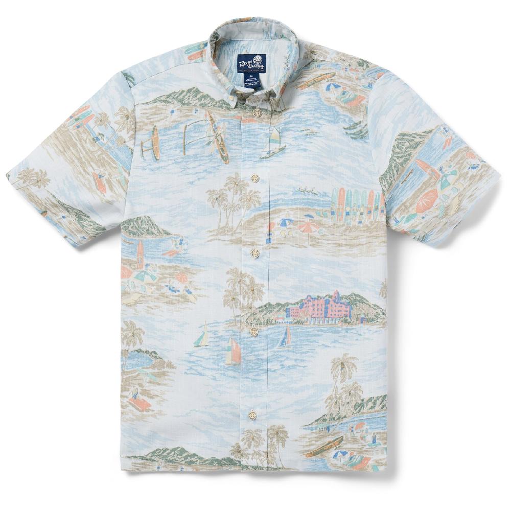 reyn spooner WAIKIKI NOSTALGIA YOUTH SHIRT