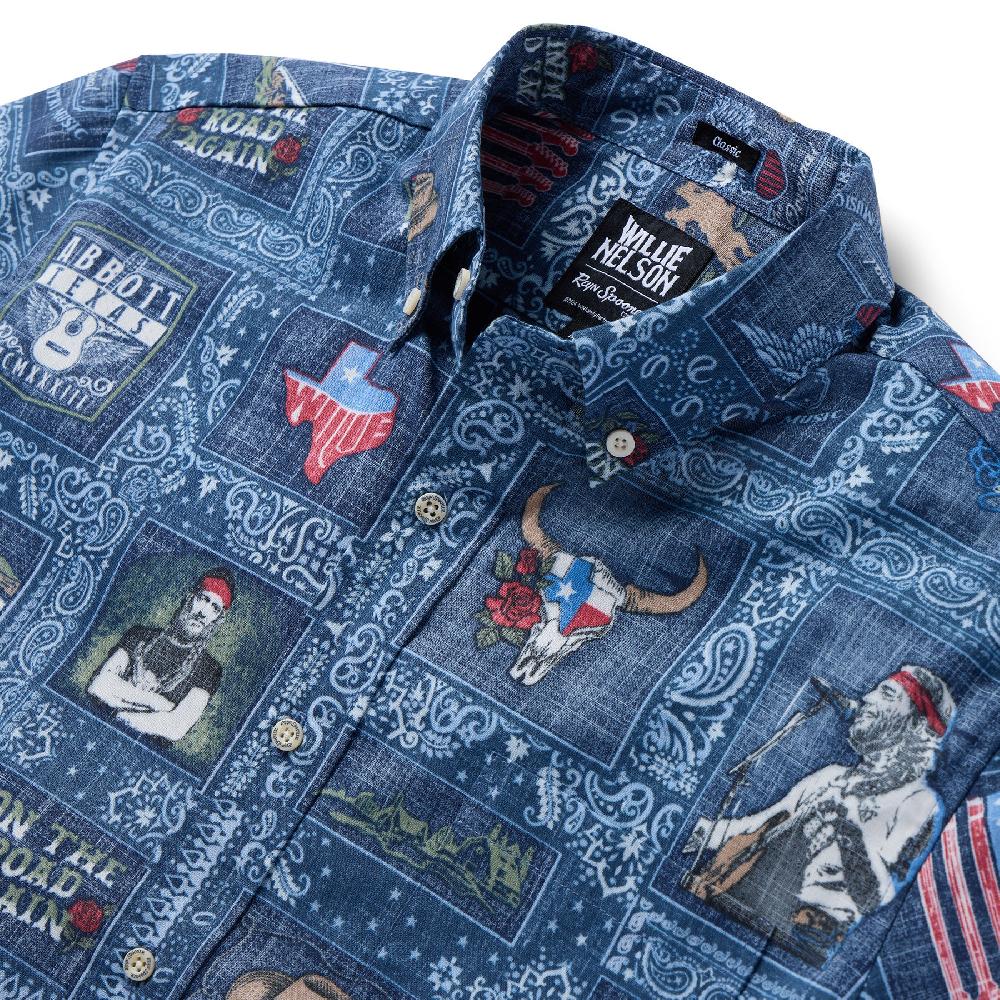 Reyn Spooner WILLIE NELSON AMERICAN ICON