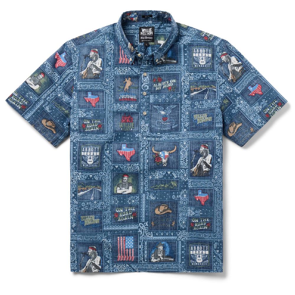 Reyn Spooner WILLIE NELSON AMERICAN ICON