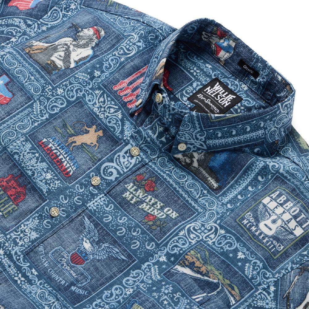 Reyn Spooner WILLIE NELSON AMERICAN ICON