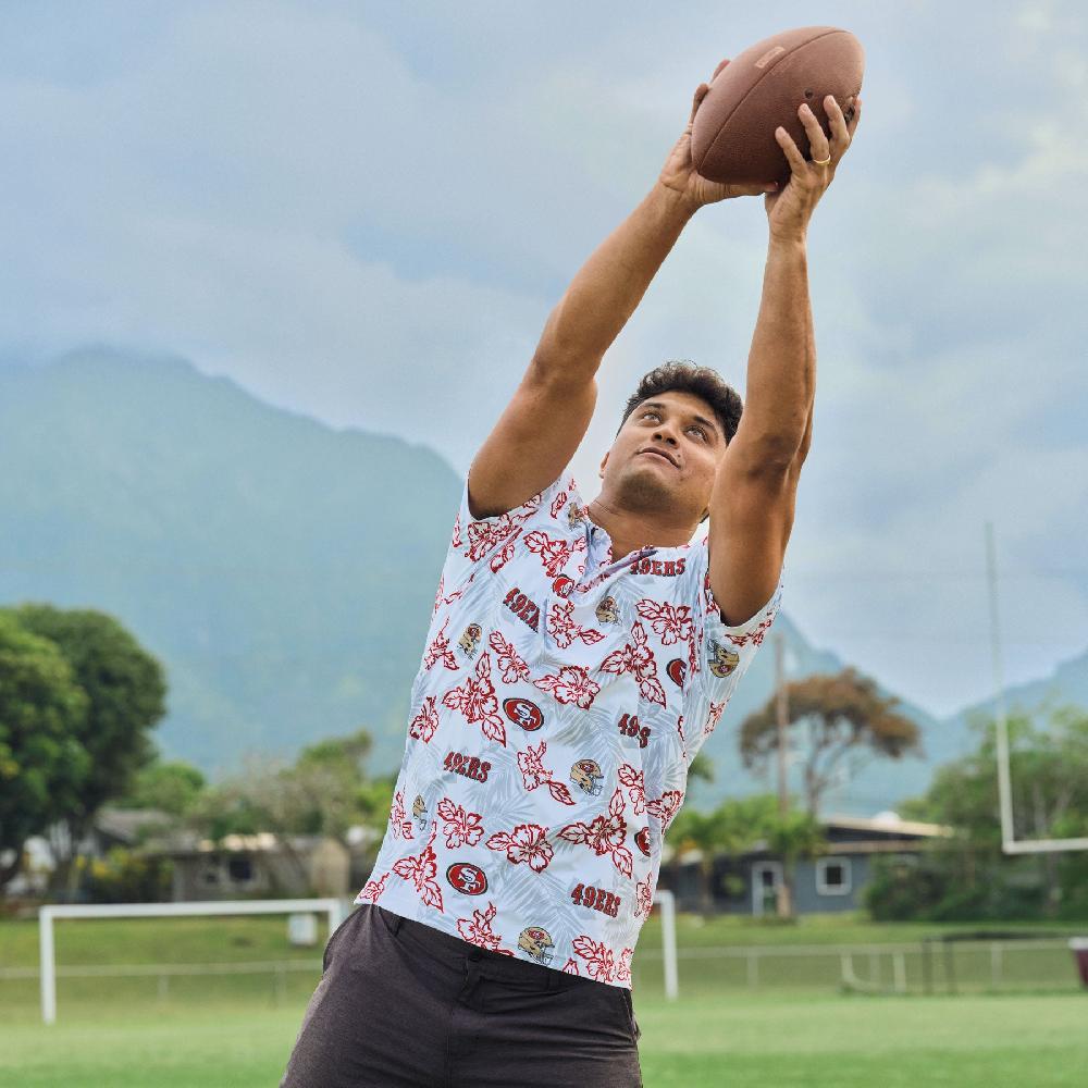 Reyn Spooner SAN FRANCISCO 49ERS GAME DAY PERFORMANCE POLO