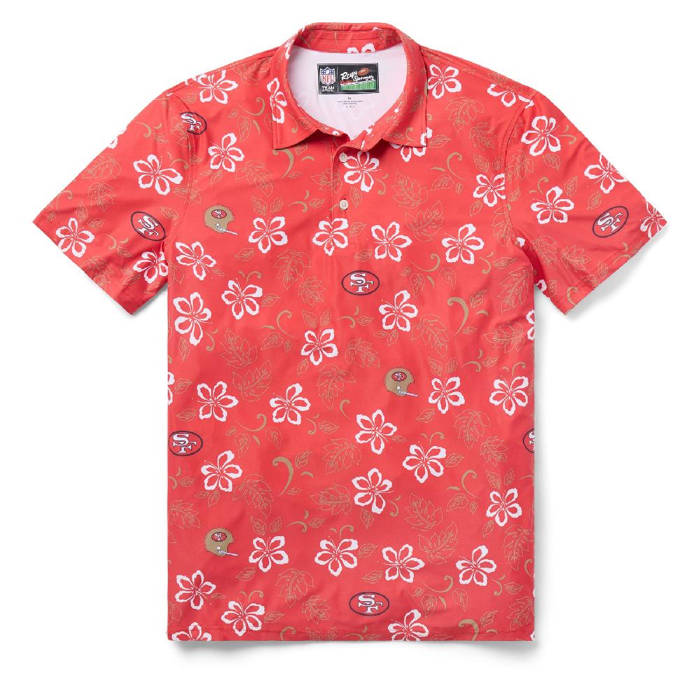 reyn spooner SAN FRANCISCO 49ERS THROWBACK PERFORMANCE POLO