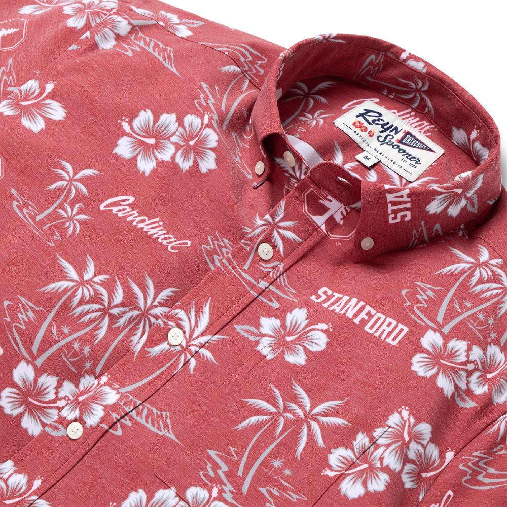 Reyn Spooner STANFORD UNIVERSITY GAME DAY PERFORMANCE BUTTON FRONT