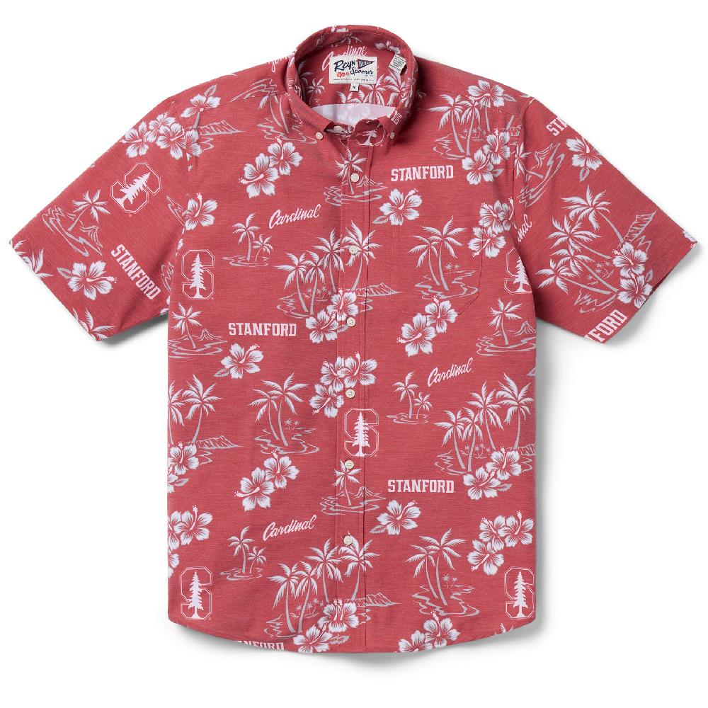 Reyn Spooner STANFORD UNIVERSITY GAME DAY PERFORMANCE BUTTON FRONT