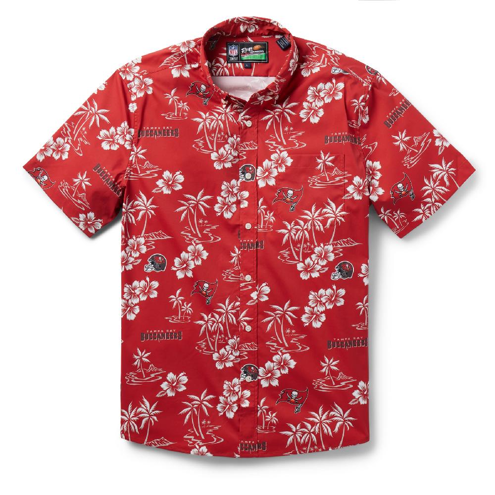 reyn spooner TAMPA BAY BUCCANEERS KEKAI PERFORMANCE BUTTON FRONT