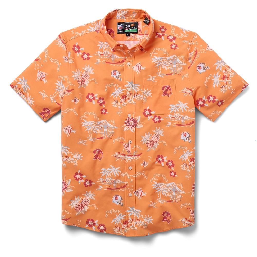 reyn spooner TAMPA BAY BUCCANEERS THROWBACK PERFORMANCE BUTTON FRONT