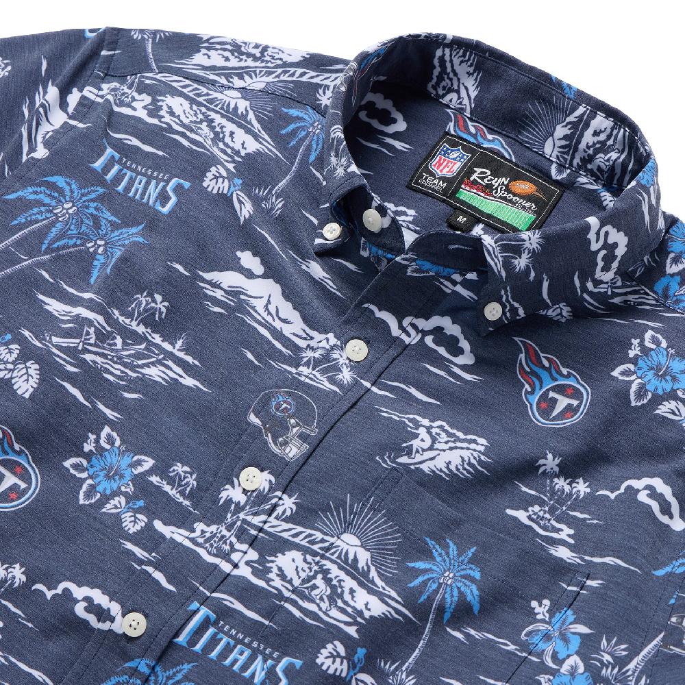 Reyn Spooner TENNESSEE TITANS GAME DAY PERFORMANCE BUTTON FRONT