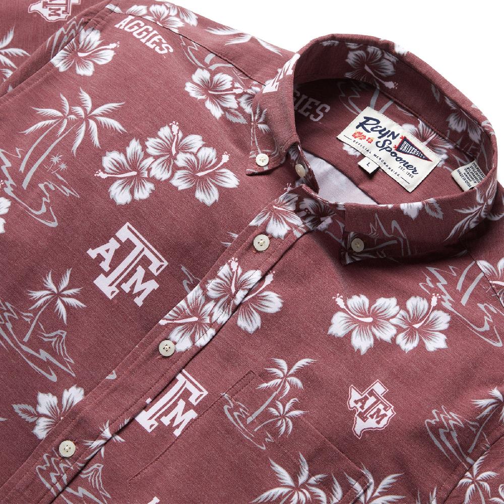 Reyn Spooner TEXAS A&M UNIVERSITY GAME DAY PERFORMANCE BUTTON FRONT