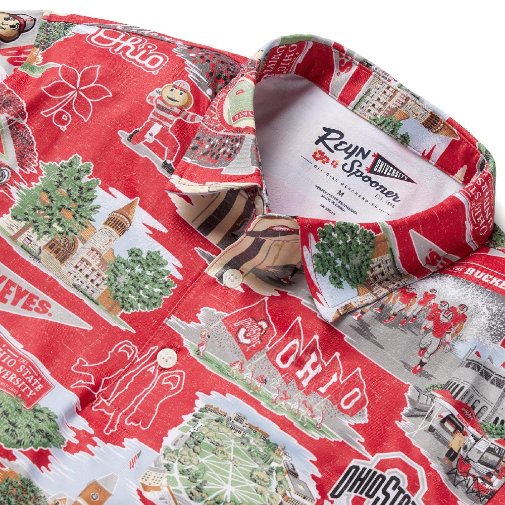 Reyn Spooner THE OHIO STATE UNIVERSITY SCENIC PERFORMANCE POLO