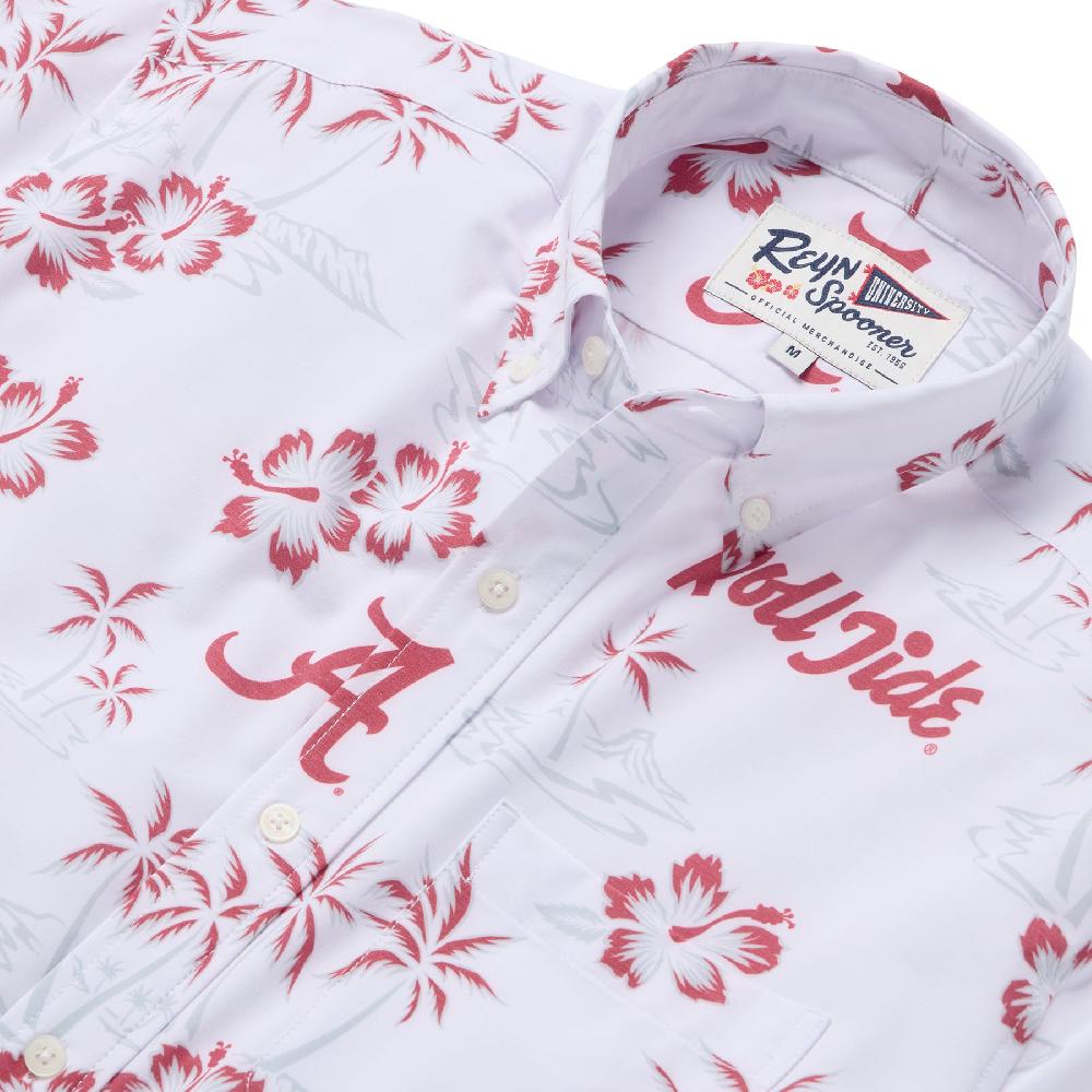 Reyn Spooner UNIVERSITY OF ALABAMA KEKAI PERFORMANCE BUTTON FRONT