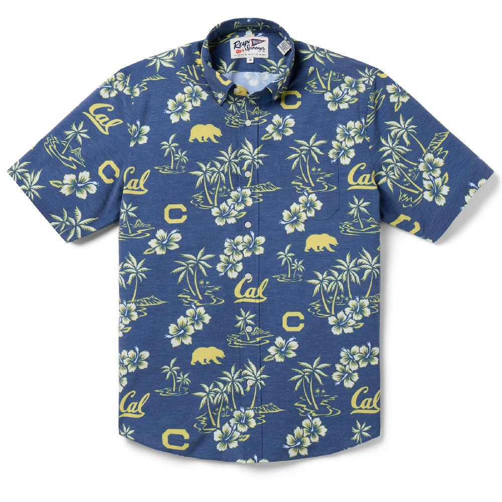 reyn spooner UNIVERSITY OF CALIFORNIA BERKELEY GAME DAY PERFORMANCE BUTTON FRONT