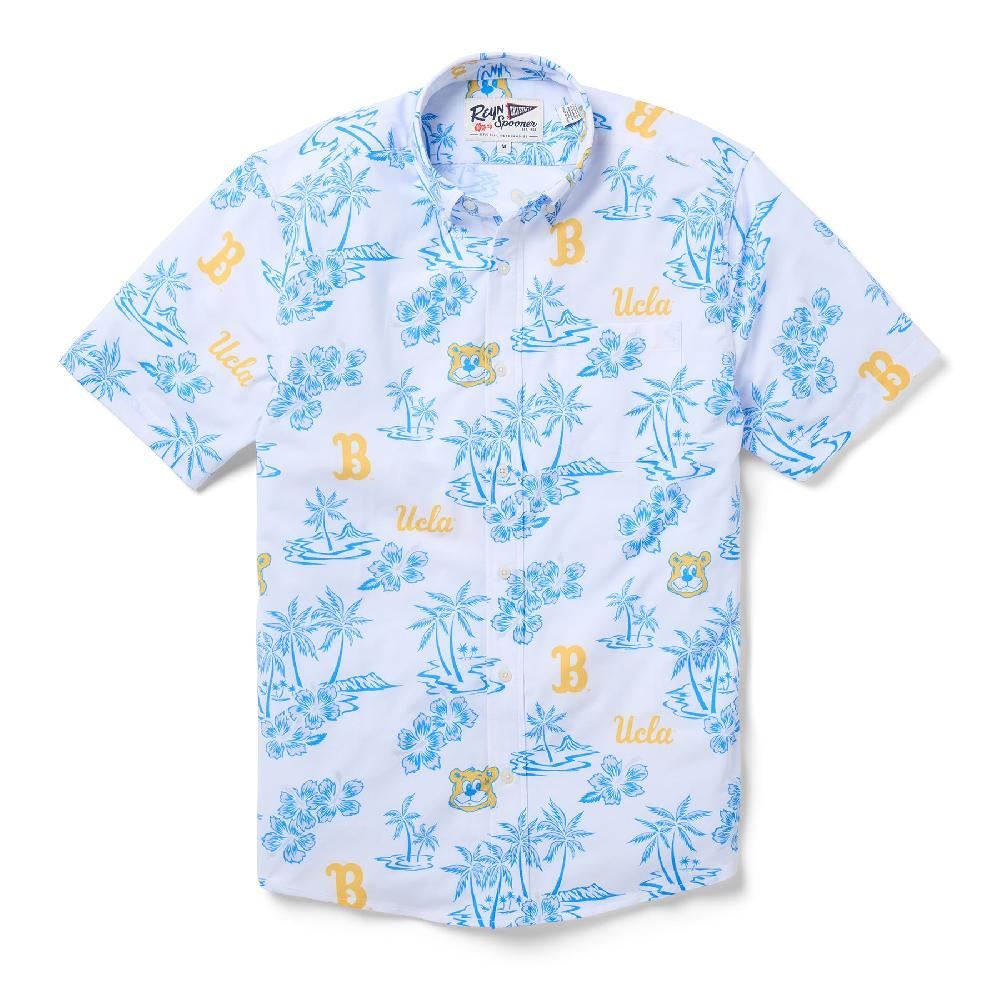 reyn spooner UNIVERSITY OF CALIFORNIA LOS ANGELES KEKAI PERFORMANCE BUTTON FRONT