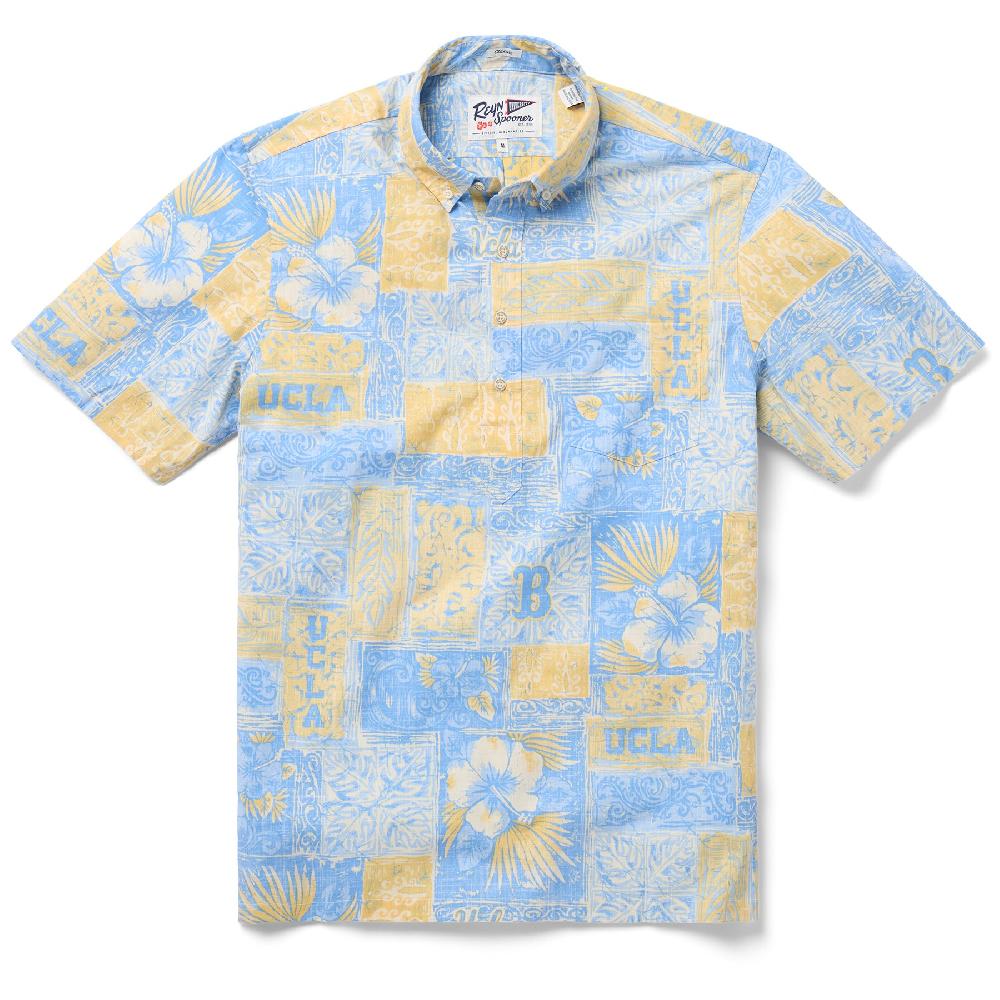 Reyn Spooner UNIVERSITY OF CALIFORNIA LOS ANGELES TAPA FLORAL