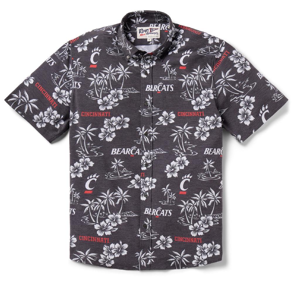 Reyn Spooner UNIVERSITY OF CINCINNATI GAME DAY PERFORMANCE BUTTON FRONT