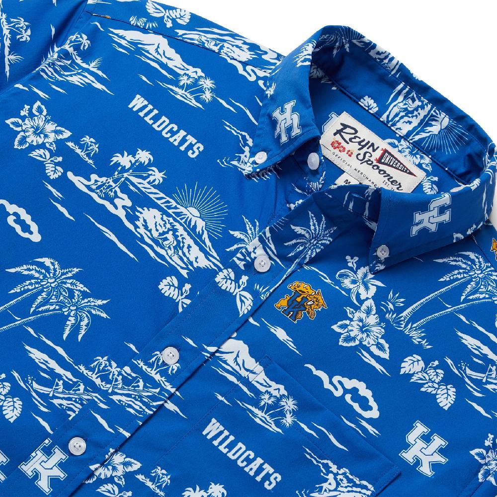 Reyn Spooner UNIVERSITY OF KENTUCKY KEKAI PERFORMANCE BUTTON FRONT