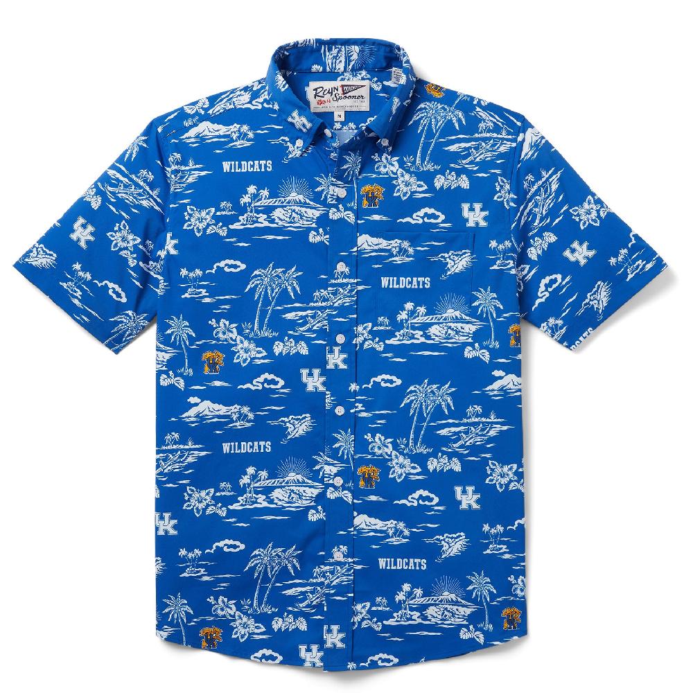 reyn spooner UNIVERSITY OF KENTUCKY KEKAI PERFORMANCE BUTTON FRONT