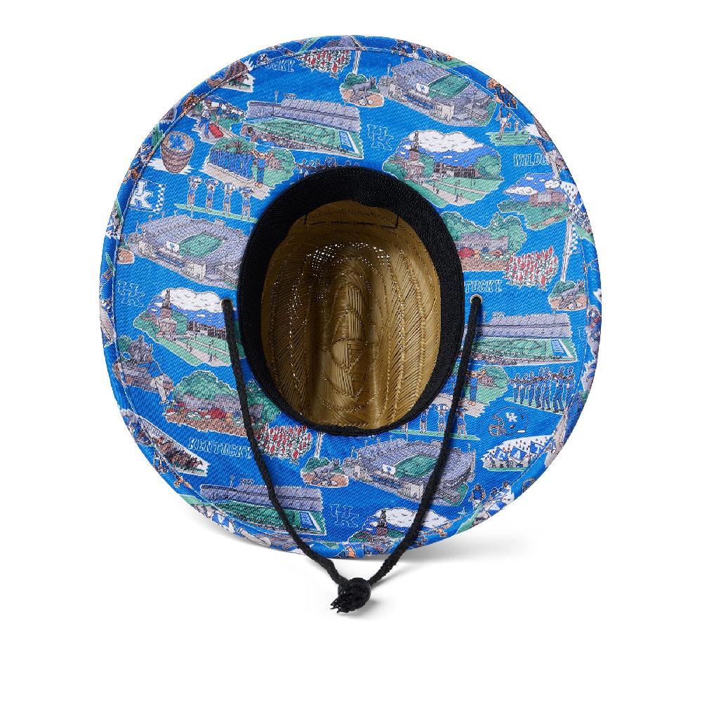 Reyn Spooner UNIVERSITY OF KENTUCKY SCENIC STRAW HAT