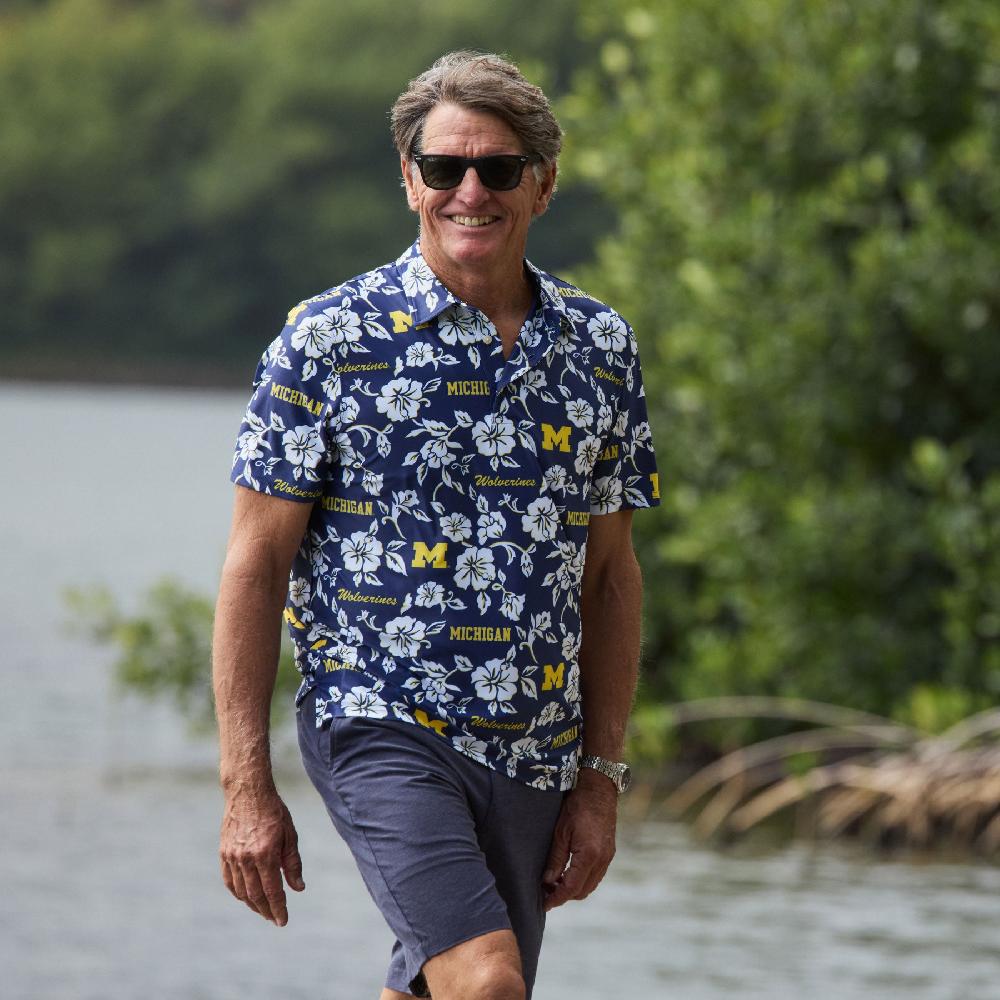 Reyn Spooner UNIVERSITY OF MICHIGAN GAME DAY PERFORMANCE POLO