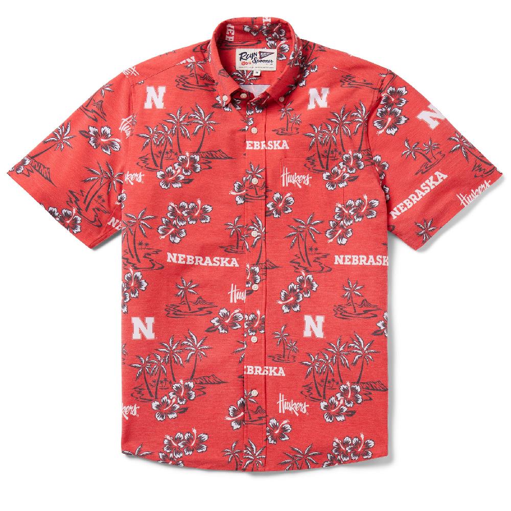 reyn spooner UNIVERSITY OF NEBRASKA GAME DAY PERFORMANCE BUTTON FRONT